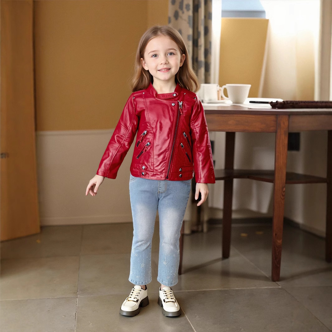 Streetwear Brand Red Logo - Tiener Kids Straatfotografie Dragen 2-12Y Meisjes