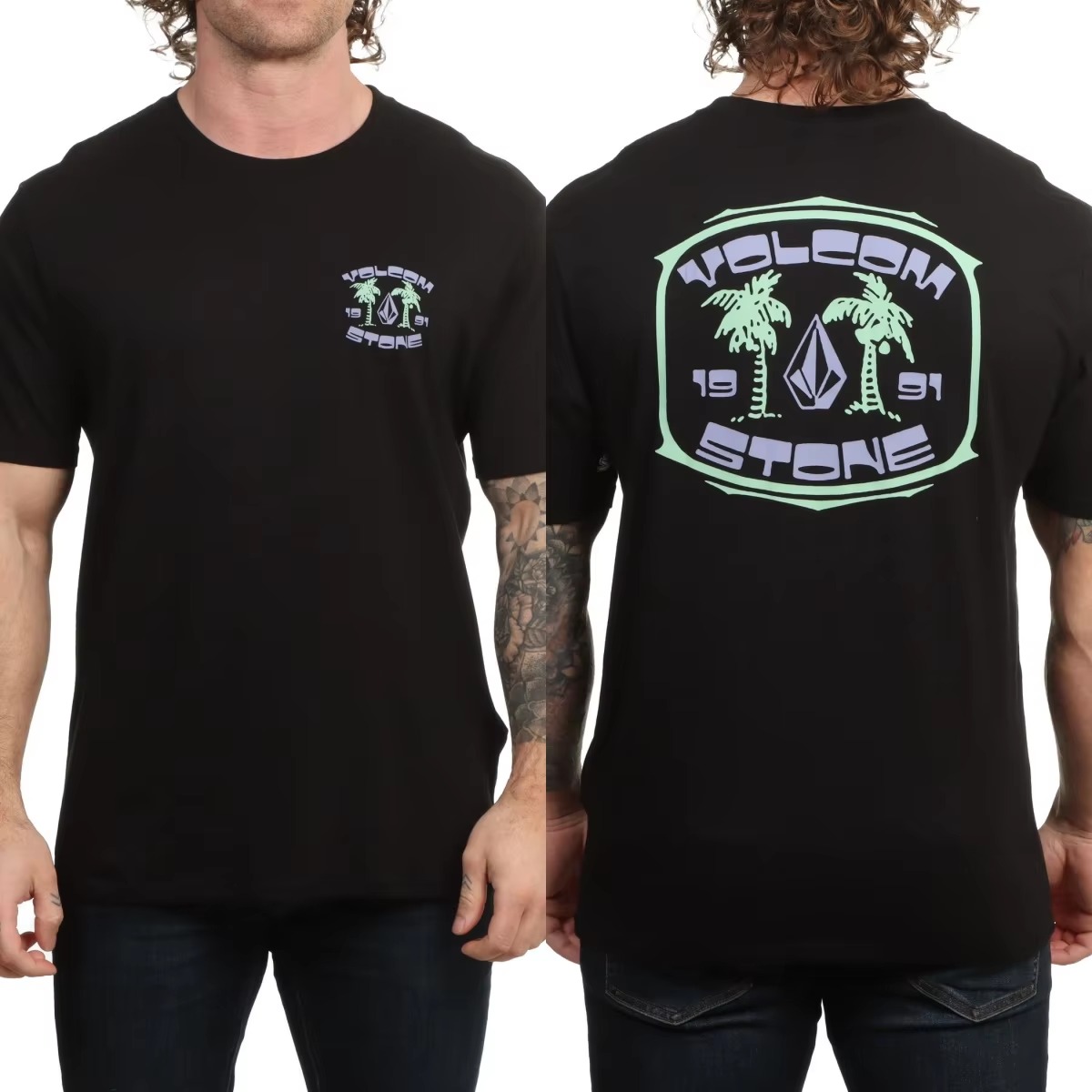 Hoekijzer Palm Volcom Skateboa - Streetwear Brand Tees recensie en prijs
