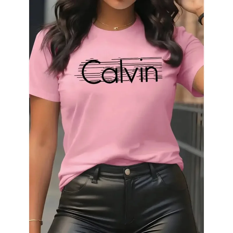 Calvin Dames T-shirt Vrijetijd - Streetwear Brand Tees recensie en prijs