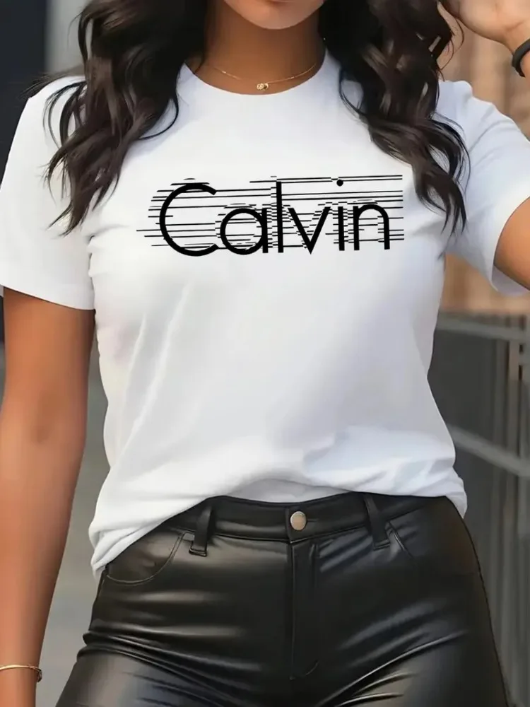 Calvin Dames T-shirt Vrijetijd - Streetwear Brand Tees recensie en prijs